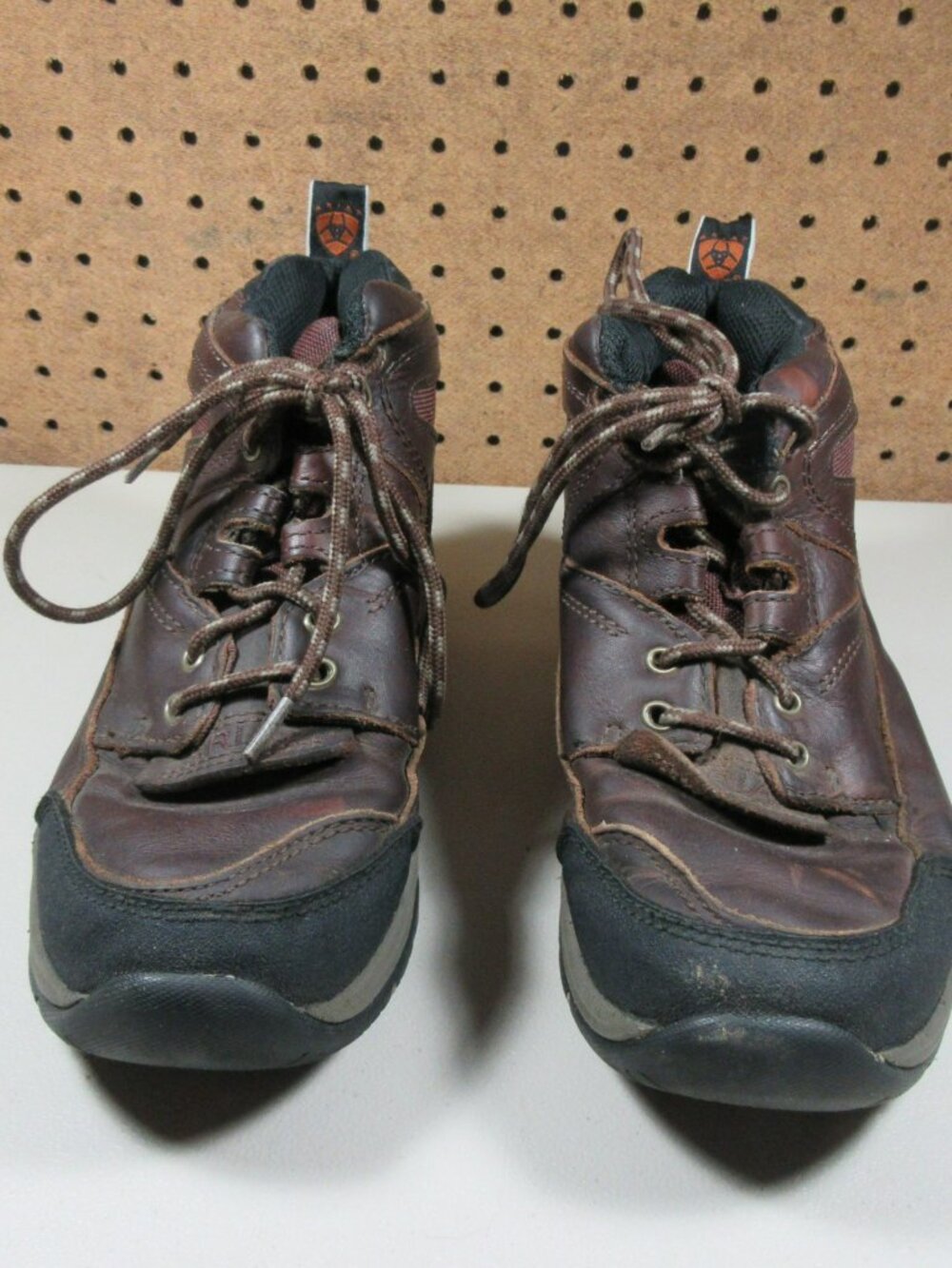 Ariat womens brown an black Terrain Endurance leather hiking boots 8 M - Picture 2 of 9